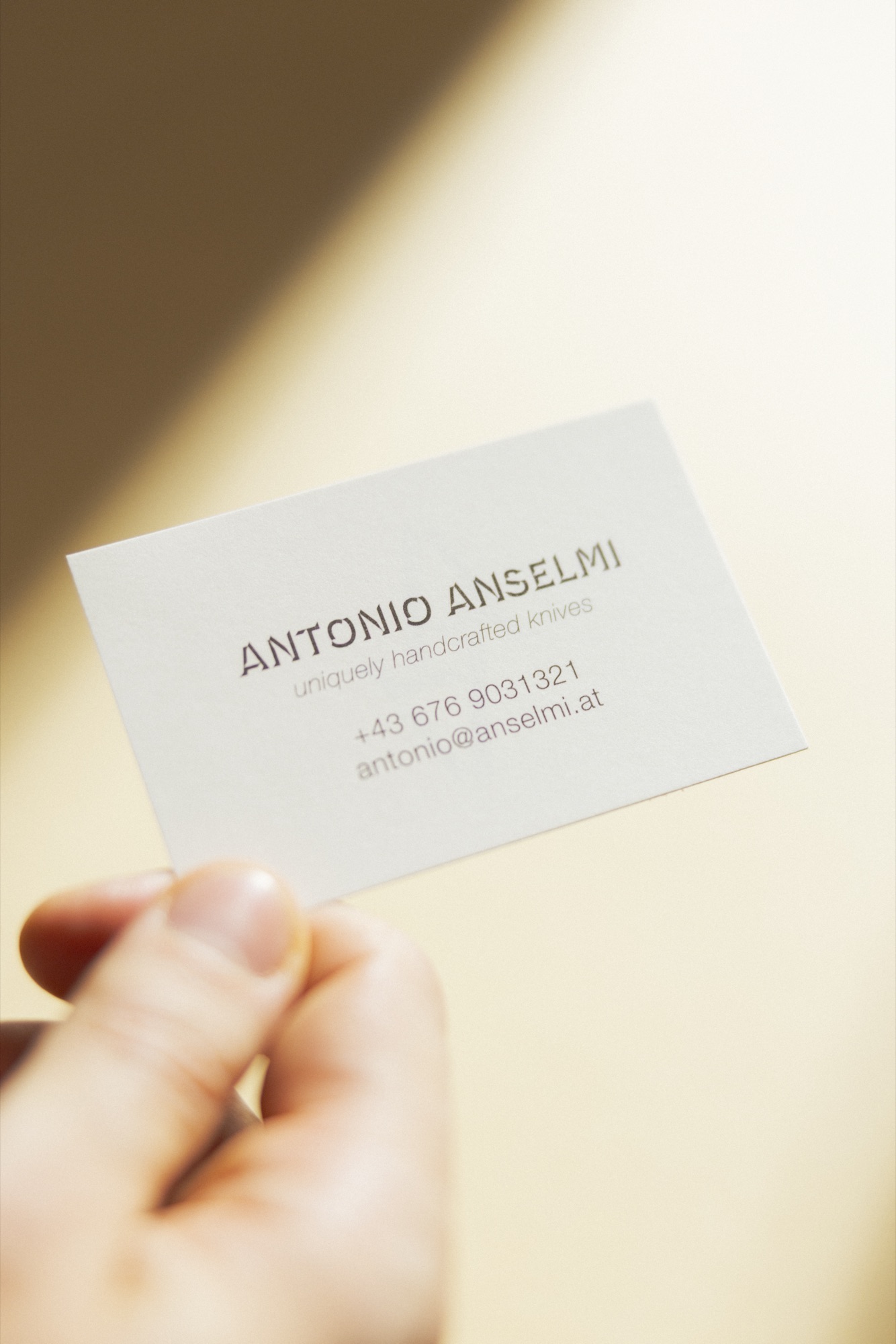 Visitenkarten Antonio