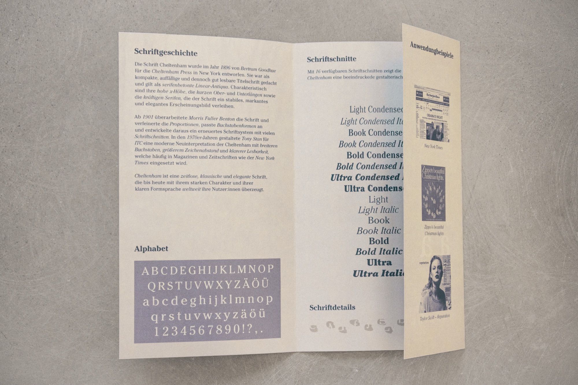 Vorstellung einer Schrift