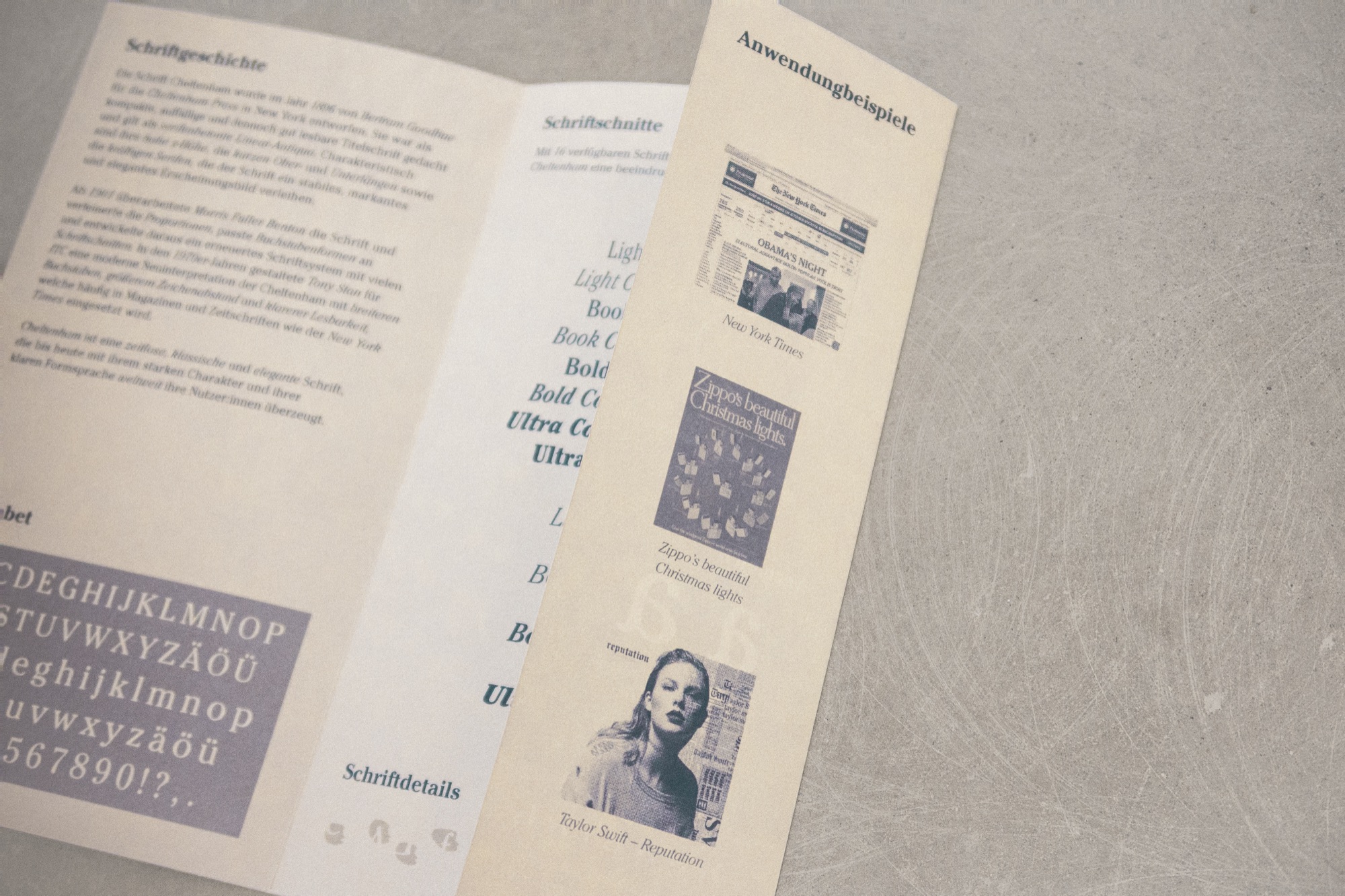 Vorstellung einer Schrift